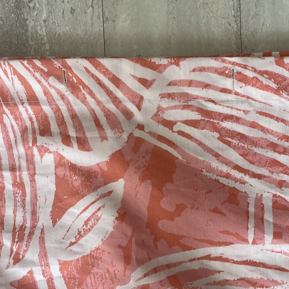 Opalhouse Floral Tropical Shower Curtain Boho Bath Orange Pink - Picture 3 of 5